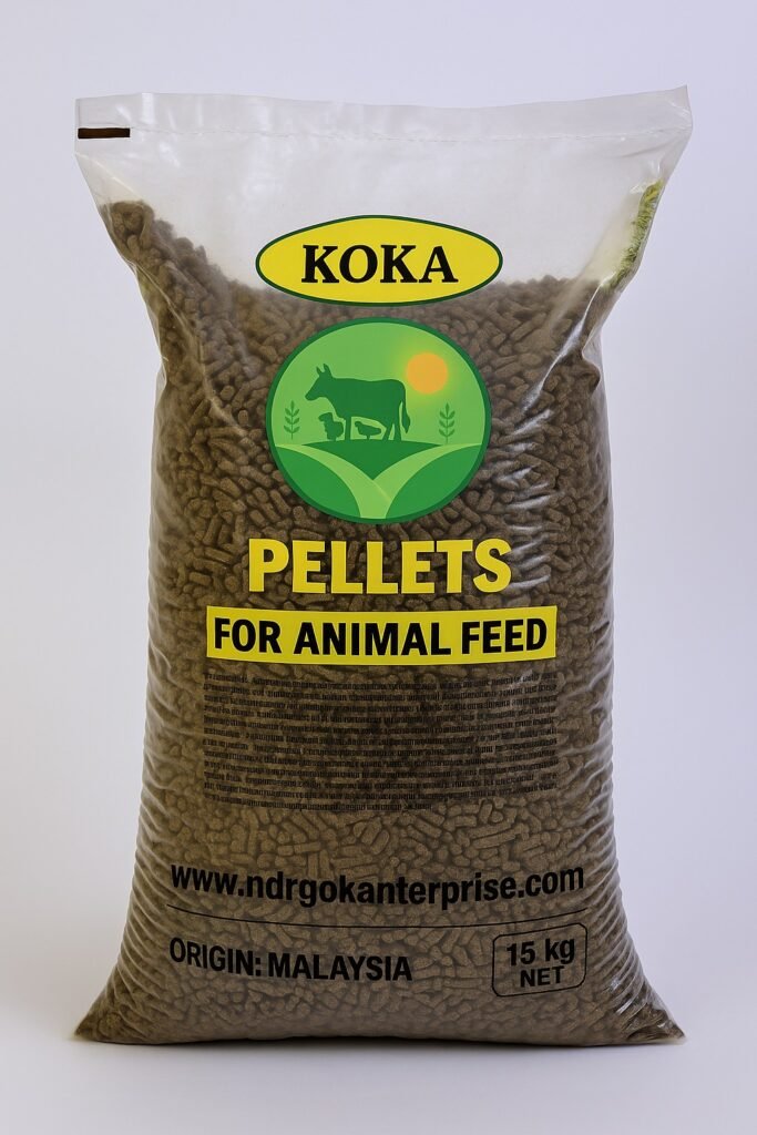 Multipurpose Animal Feed Pellets supplied in bulk by NDRG Kokal Enterprise, Malaysia