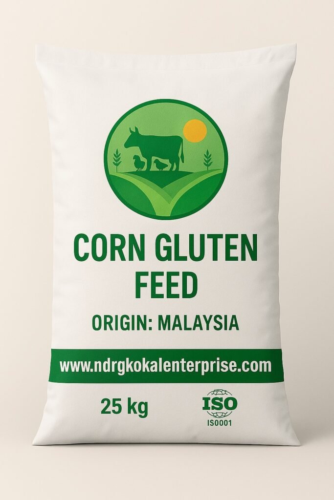 Corn Gluten Feed supplied in bulk by NDRG Kokal Enterprise, Malaysia