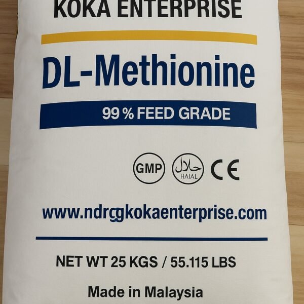 DL-Methionine 99% Feed Grade supplied in bulk by NDRG Kokal Enterprise, Malaysia