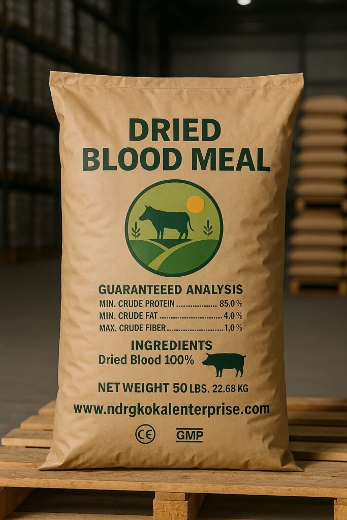 Dried Blood Meal for Animal Feed supplied in bulk by NDRG Kokal Enterprise, Malaysia