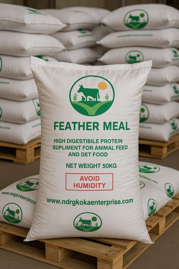 Hydrolysed Feather Meal for Animal Feed supplied in bulk by NDRG Kokal Enterprise, Malaysia