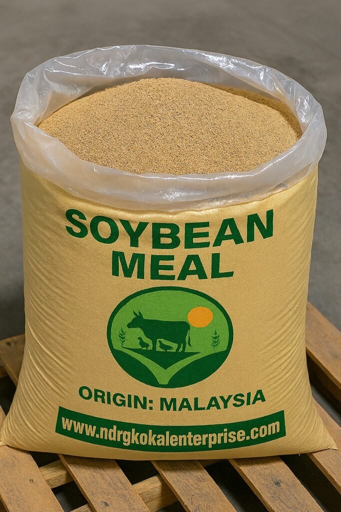 Soybean Meal for Animal Feed supplied in bulk by NDRG Kokal Enterprise, Malaysia